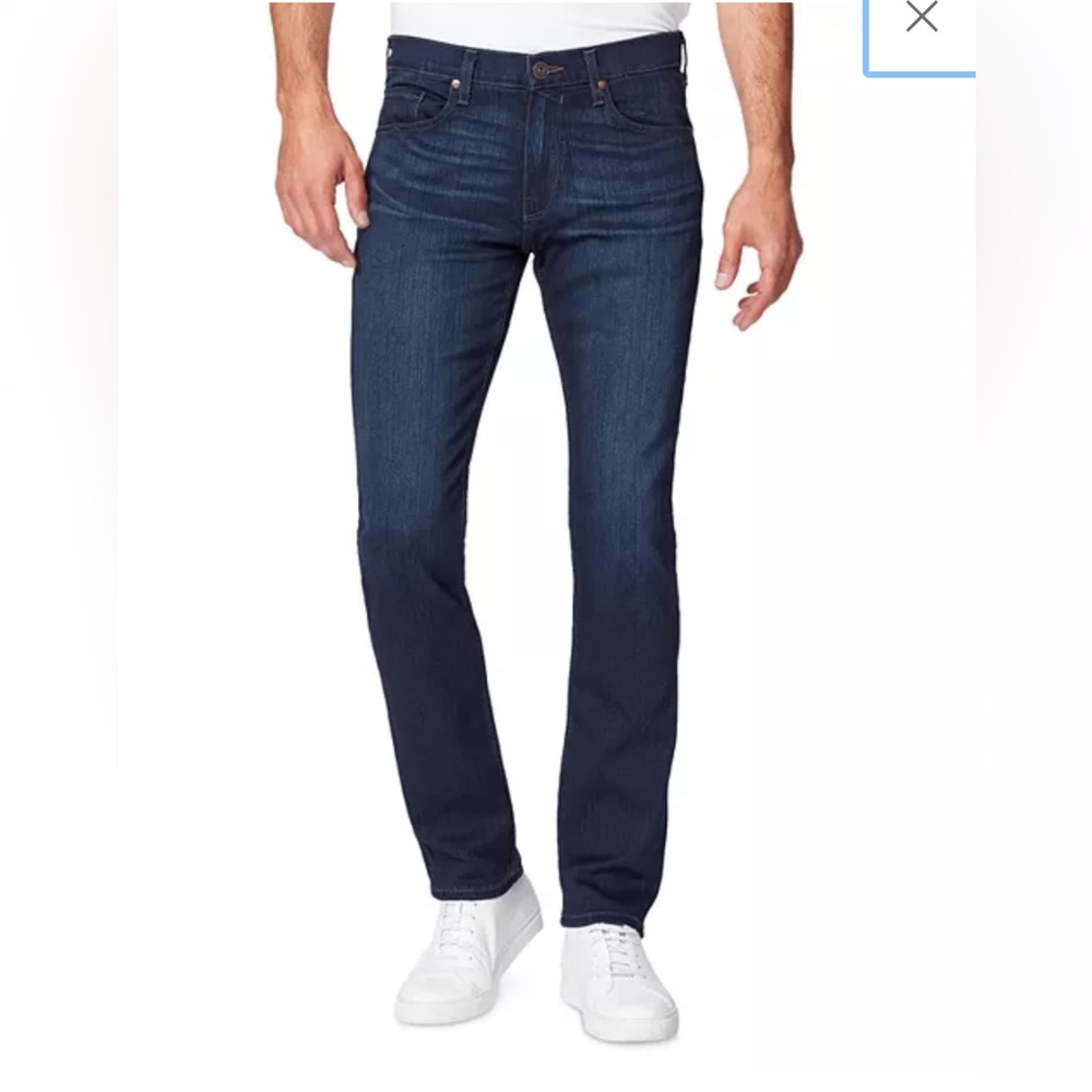 PAIGE Federal Slim Fit Jeans with Rich Indigo Wash